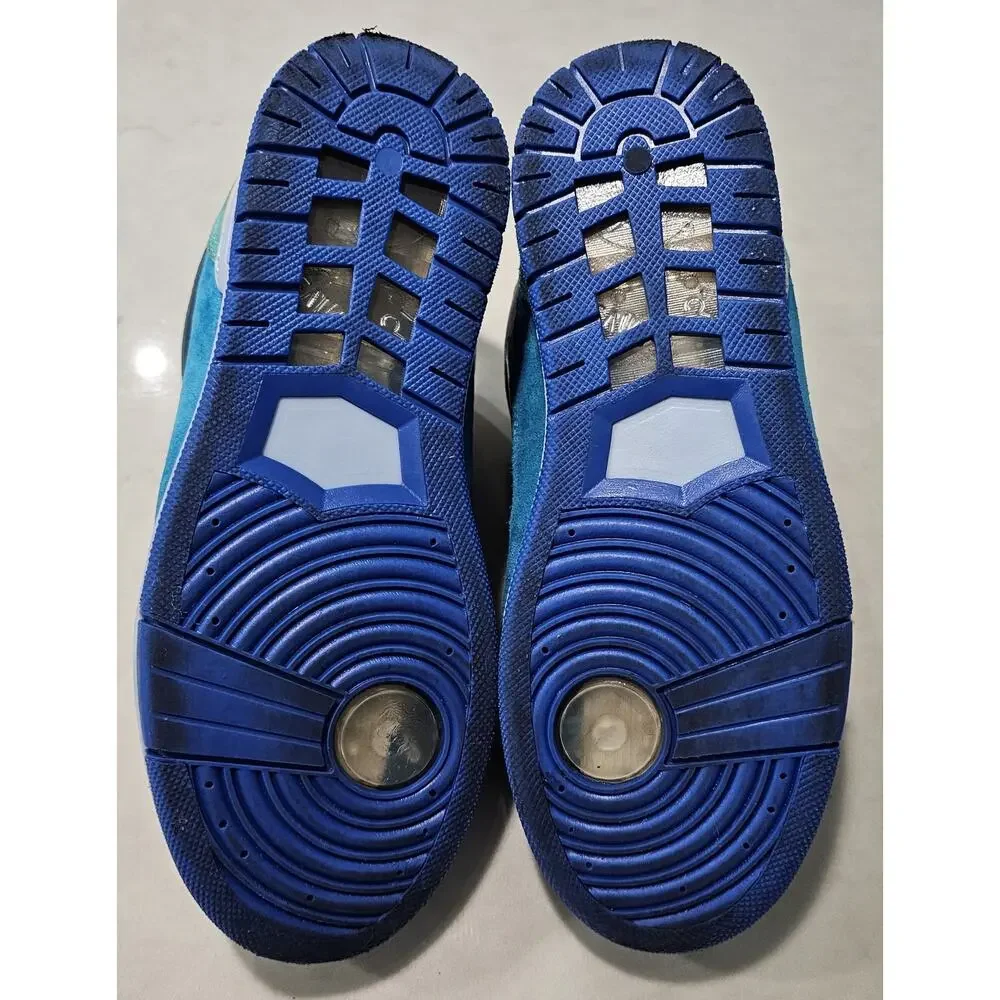Sia Collective Vulture Sneakers Men's Size 5 Blue Teal Tan Used